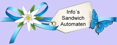 Informationen Sandwichautomaten, Heißgetränkeautomaten