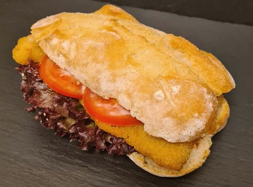 Gwambads Sandwich - Krusti mit Putenschnitzl